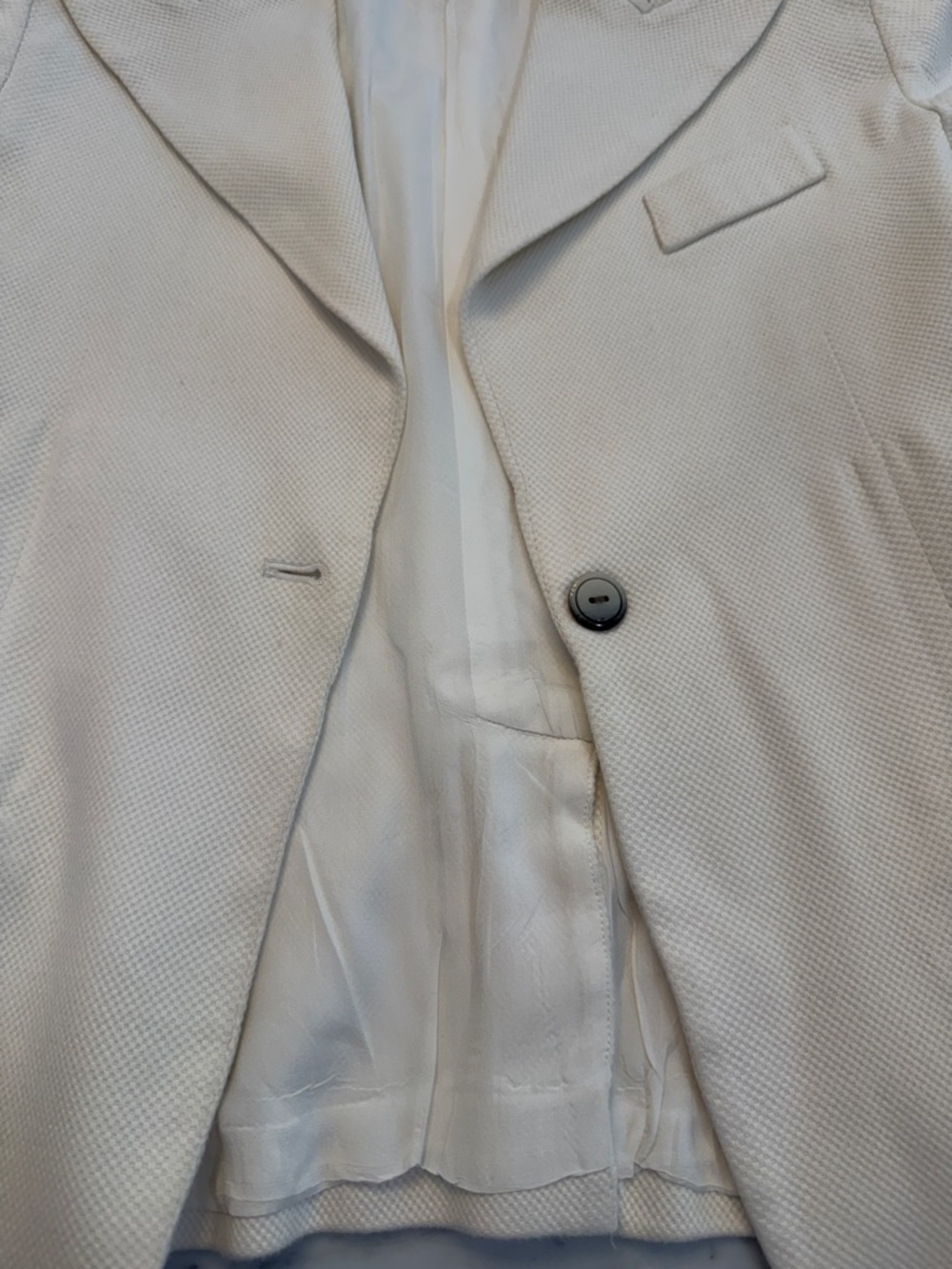 George White Textured Single-Button Blazer - Picture 3 of 5